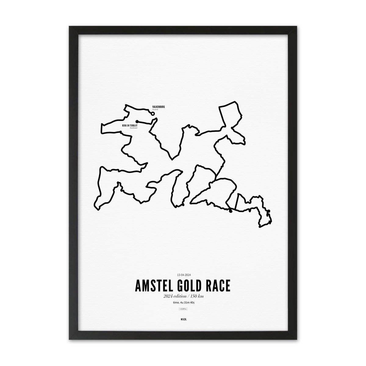 Poster von Amstel Gold Race 2024 - 150km | WIJCK.
